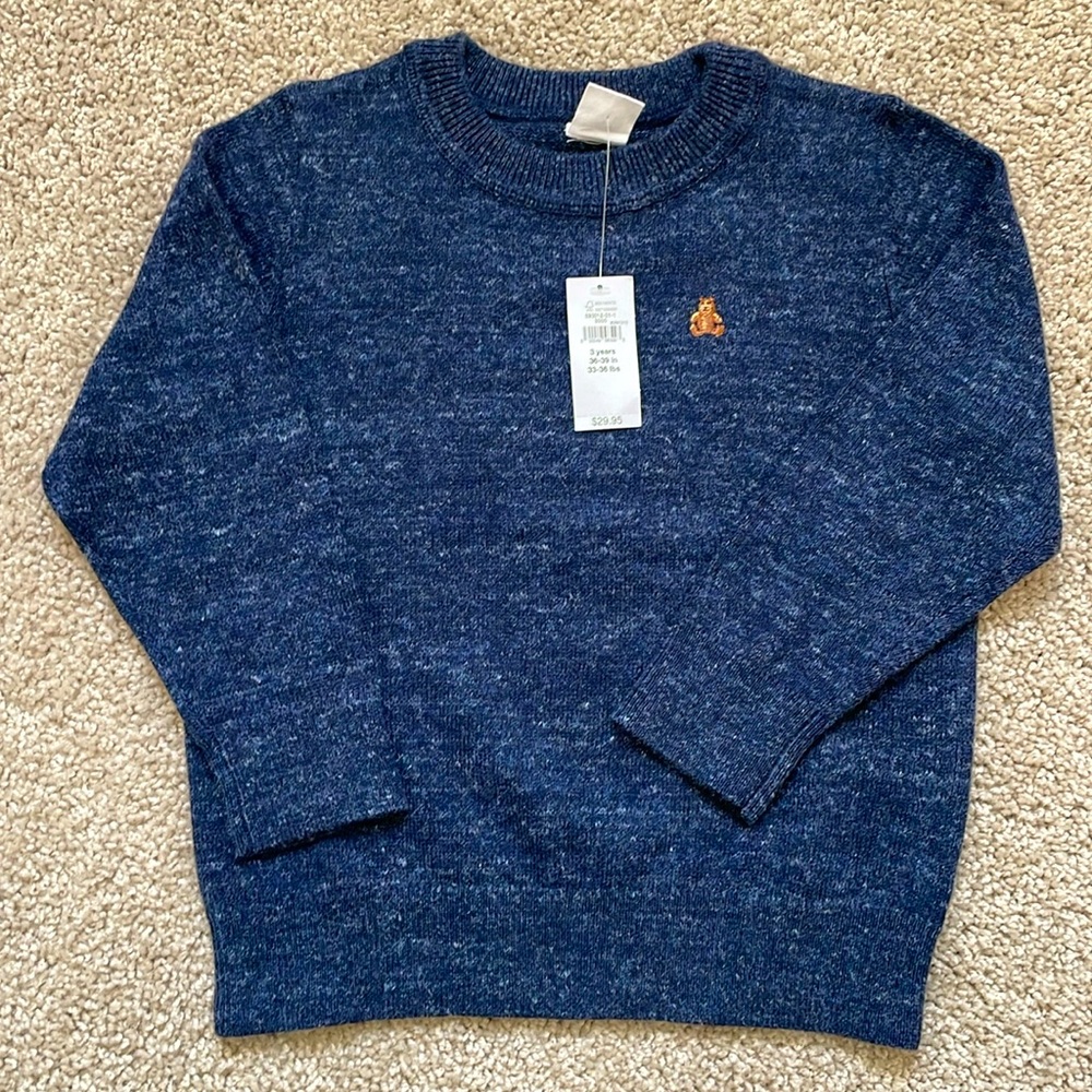 NWT Gap Baby Blue Sweater (3 Year Old)